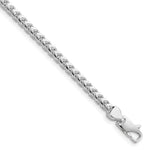 14k White Gold 3mm Franco Chain