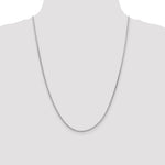 14k White Gold 1.9mm Flat Wheat Chain