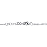 0.04CT 14K W/G DIAMOND PAVE HEART BRACELET