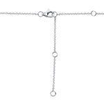 0.06CT 14K W/G DIAMOND HORSESHOE NECKLACE