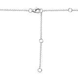 0.08CT 14K W/G DIAMOND BAR NECKLACE