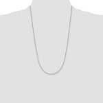 14k White Gold .95mm Box Chain