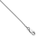 14k White Gold .95mm Box Chain