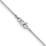 14k White Gold 1mm Box Chain