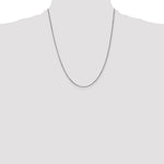 14k White Gold 1mm Box Chain