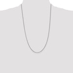 14k White Gold 1mm Box Chain