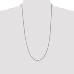 14k White Gold 1mm Box Chain
