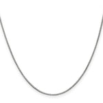 14k White Gold 1mm Box Chain