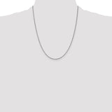 14k White Gold 1.05mm Box Chain