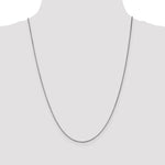 14k White Gold 1.05mm Box Chain
