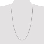 14k White Gold 1.05mm Box Chain