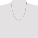 14k White Gold 1.1mm Box Chain