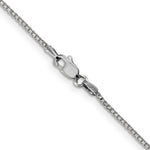 14k White Gold 1.1mm Box Chain