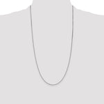 14k White Gold 1.1mm Box Chain