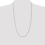 14k White Gold 1.1mm Box Chain