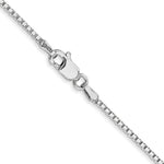 14k White Gold 1.3mm Box Chain