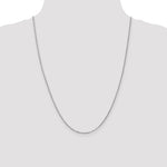 14k White Gold 1.3mm Box Chain
