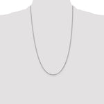 14k White Gold 1.3mm Box Chain