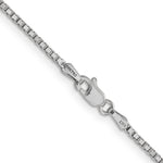 14k White Gold 1.5mm Box Chain