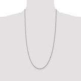 14k White Gold 1.5mm Box Chain