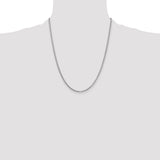 14k White Gold 1.9mm Box Chain