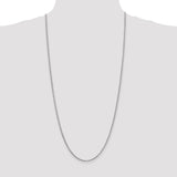 14k White Gold 1.9mm Box Chain