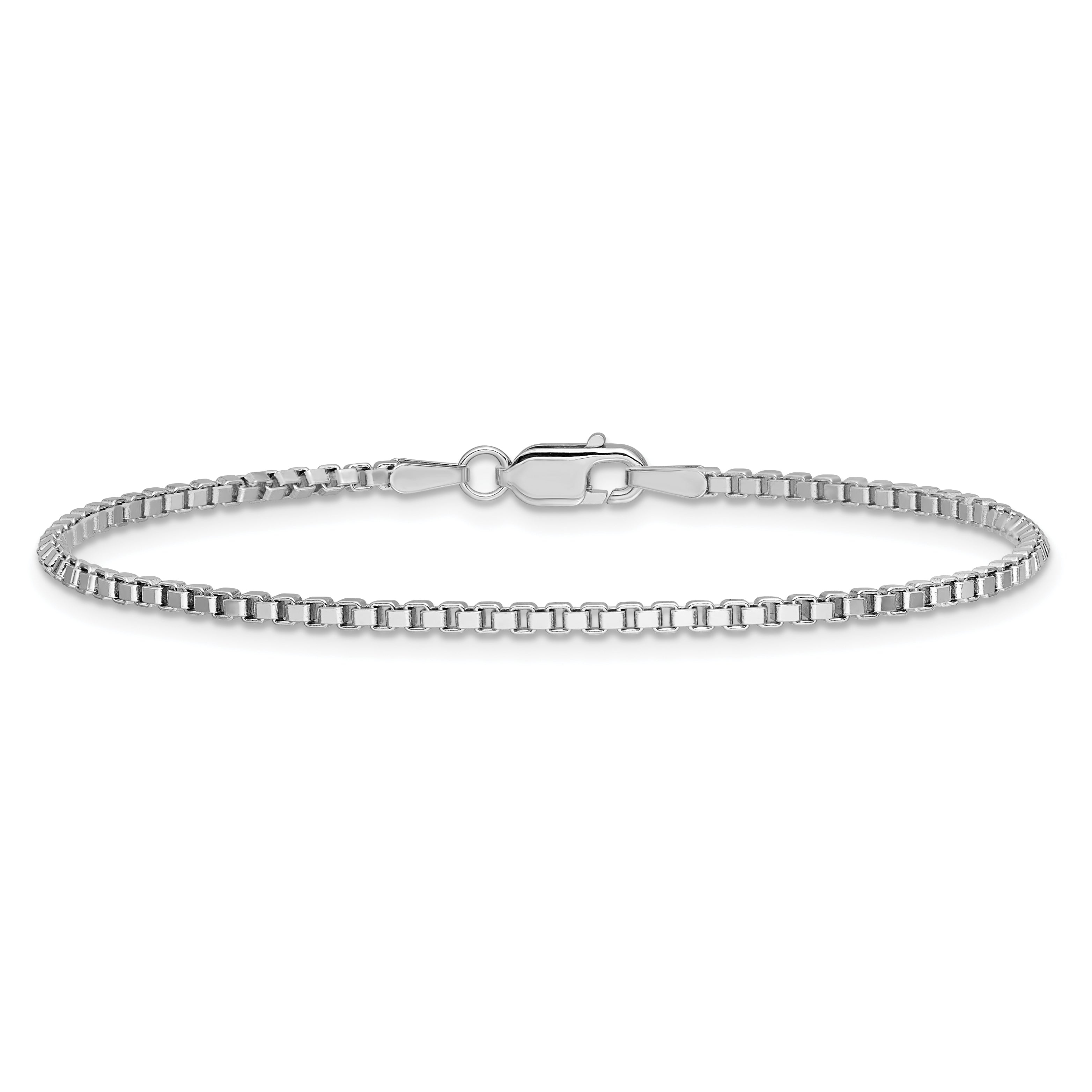 14k White Gold 1.9mm Box Chain
