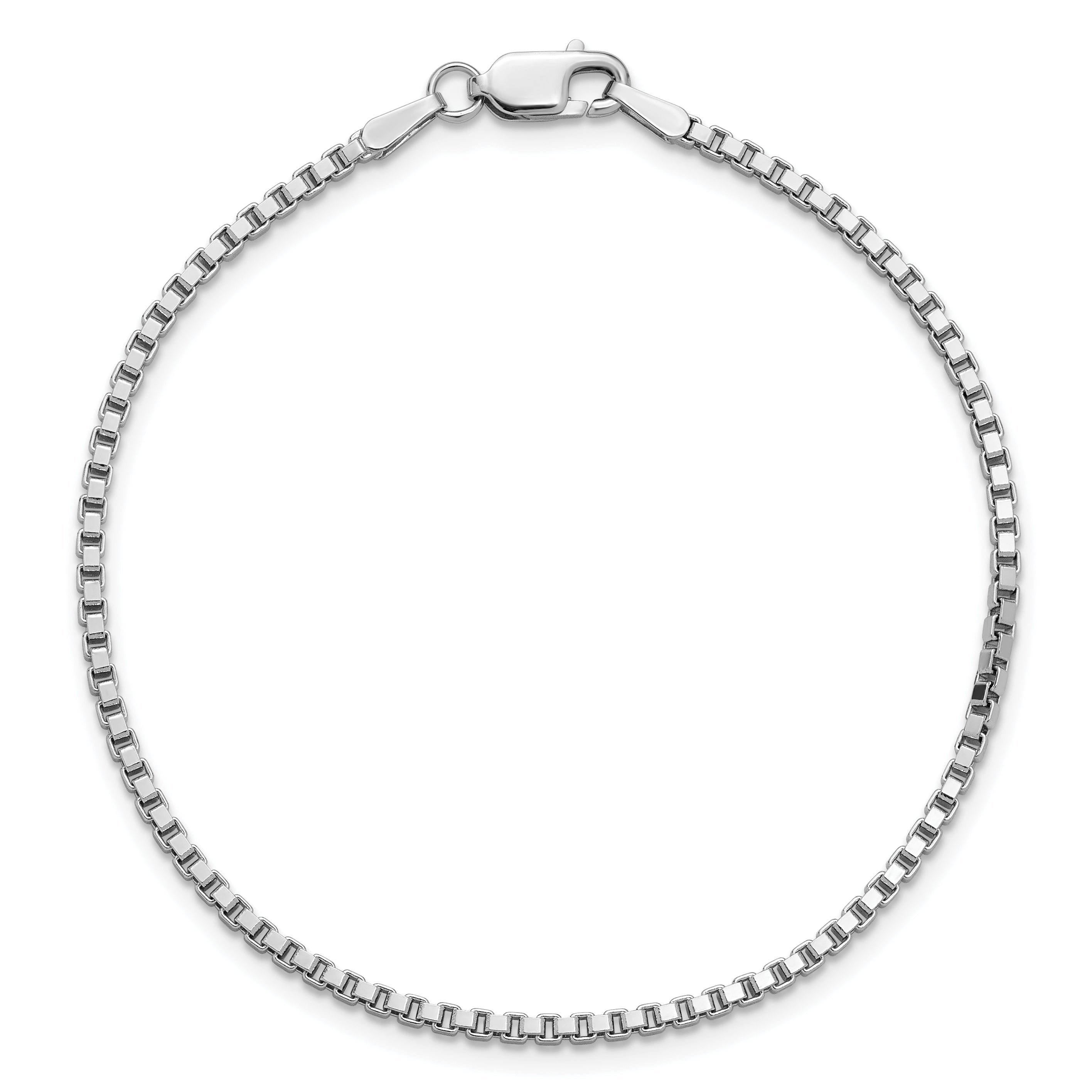 14k White Gold 1.9mm Box Chain
