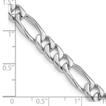 14k WG 7mm Hand-Polished Figaro Link Chain