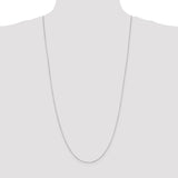 14k White Gold .6mm Octagonal Snake Chain