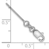 14k White Gold .6mm Octagonal Snake Chain