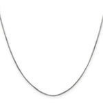 14k White Gold .8mm Octagonal Snake Chain