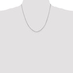 14k White Gold .8mm Octagonal Snake Chain