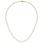 14k 5-6mm White Near Round Freshwater Cultured Pearl Necklace