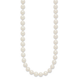 14k 6-7mm White Near Round Freshwater Cultured Pearl Necklace