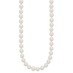 14k 6-7mm White Near Round Freshwater Cultured Pearl Necklace