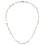 14k WG 6-7mm White Freshwater Cultured Pearl 20in Necklace