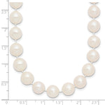 14k 9-10mm White Near Round Freshwater Cultured Pearl Necklace