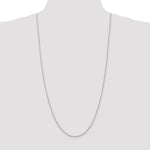 14k White Gold 1.85mm D/C Quadruple Rope Chain