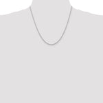 14k White Gold 2.0mm D/C Quadruple Rope Chain