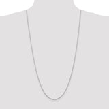 14k White Gold 2.0mm D/C Quadruple Rope Chain