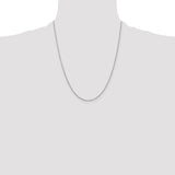 14K White Gold .70mm Ropa Chain