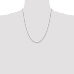 14K White Gold 1.1mm Ropa Chain