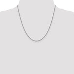 14K White Gold D/C 1.7mm Ropa Chain