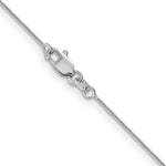14k White Gold .6mm Round Snake Chain