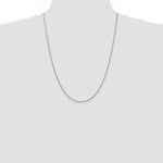 14k White Gold 1.4mm Round Snake Chain