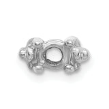 14k White Gold Head, up to 3.25mm Dia., X855 Add-a-Diamond Bracelet