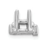 14k White Gold Head, up to 3.25mm Dia., X855 Add-a-Diamond Bracelet