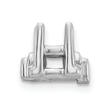 14k White Gold Head, up to 3.25mm Dia., X855 Add-a-Diamond Bracelet