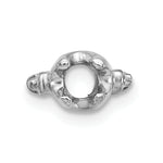 14k White Gold Head, up to 2.75mm Dia., X864 Add-a-Diamond Bracelet